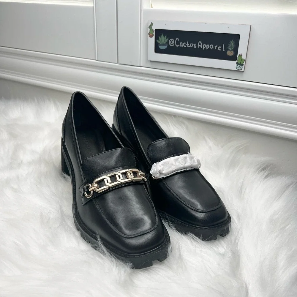 New Women’s Sanctuary Primo Slip On Chain Loafers Size 8.5